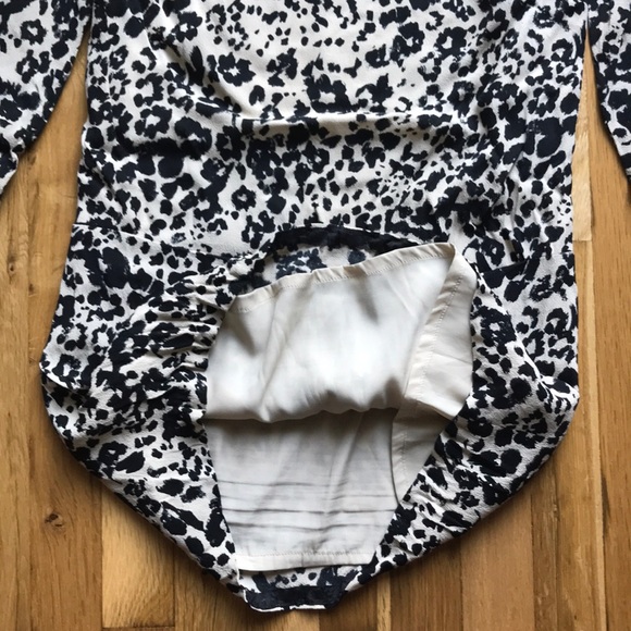 J. Crew • Snowcat Leopard Jules Dress 3/4 Sleeve - Picture 6 of 10